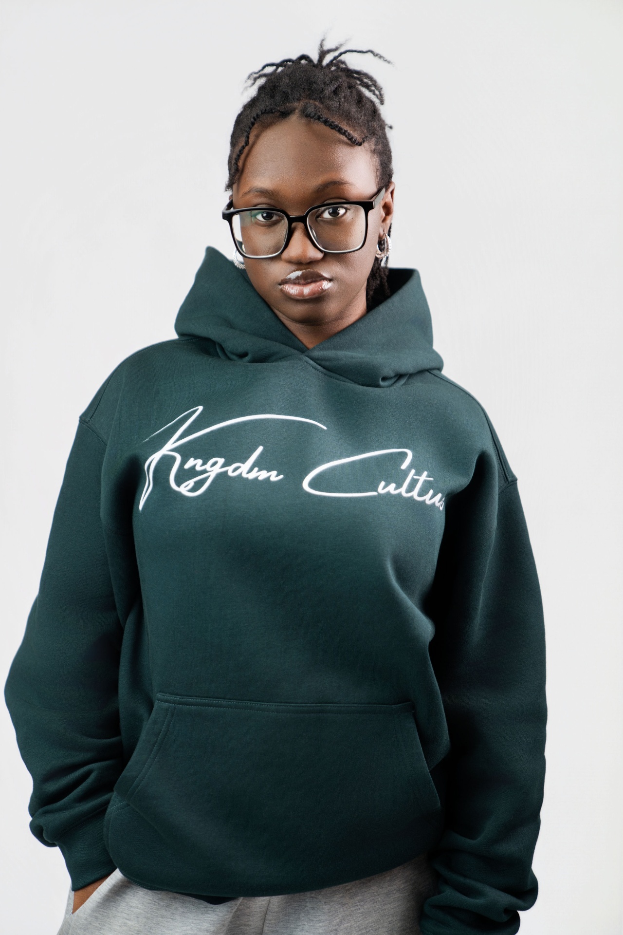 Kngdm Culture Signature Hoodie front view